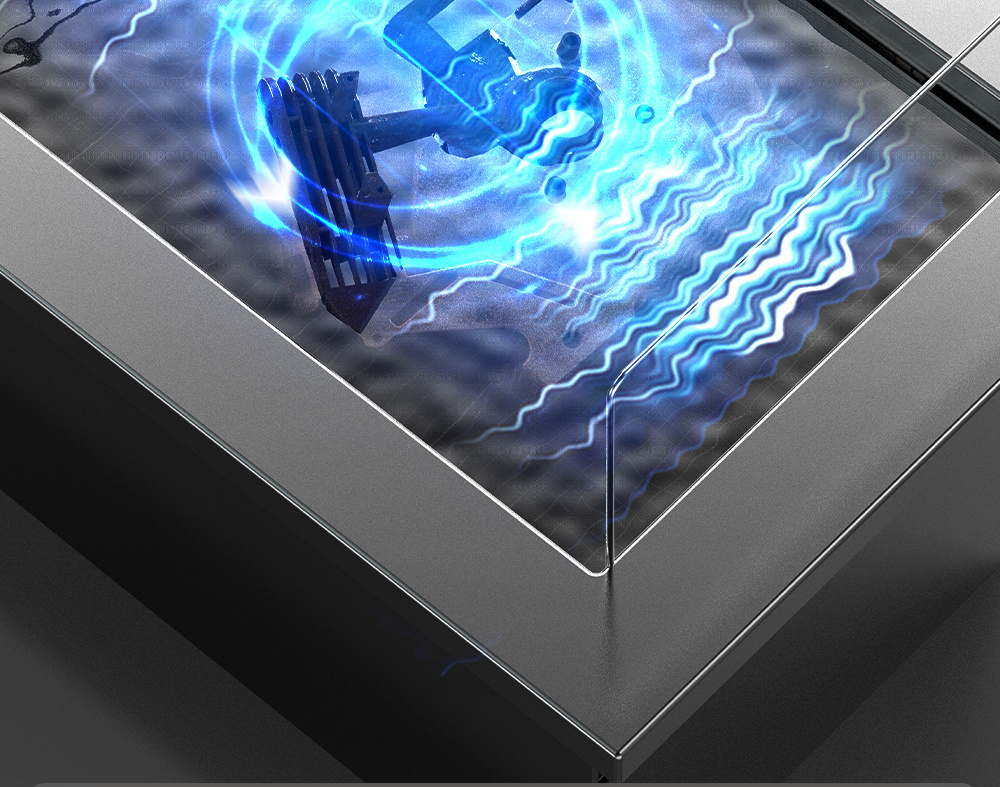 冠博仕GE2480H雙槽超聲波清洗機帶鼓風烘干 | 88L/1200W | 適用于五金零部件、汽車部件、航空航天金屬零件清洗